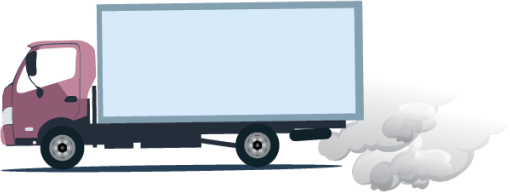 delivery truck vector image
