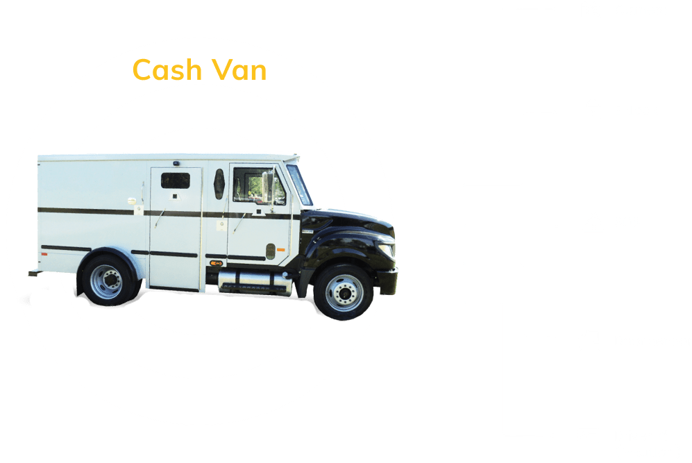 Cash carrying van