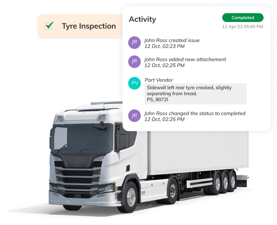Electronic Vehicle Inspection Report Trucking Industry