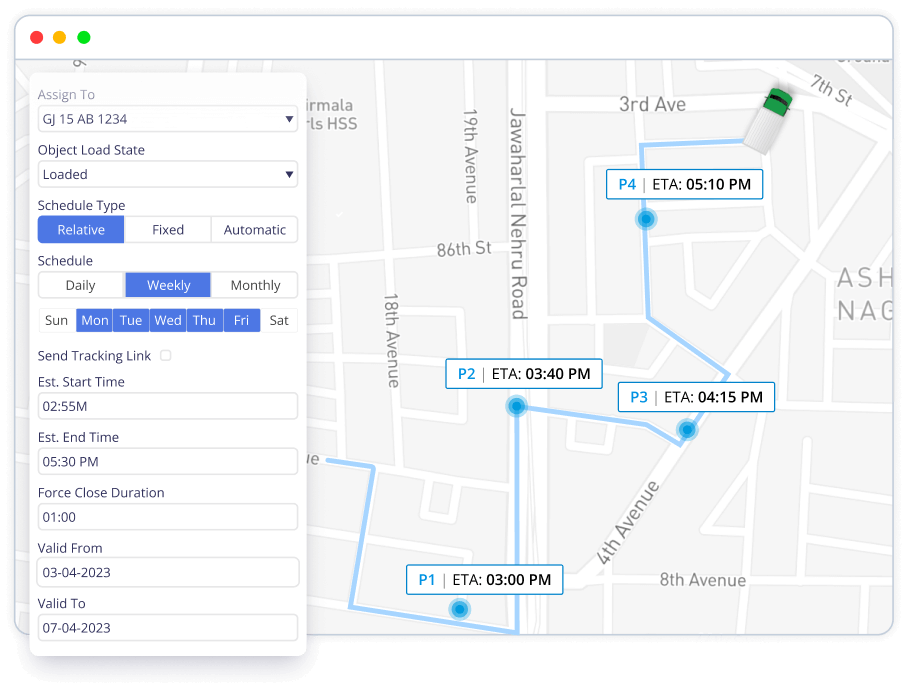 Real time job module