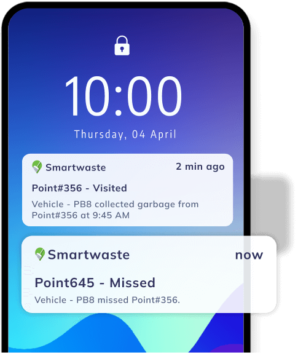 waste mobile alerts