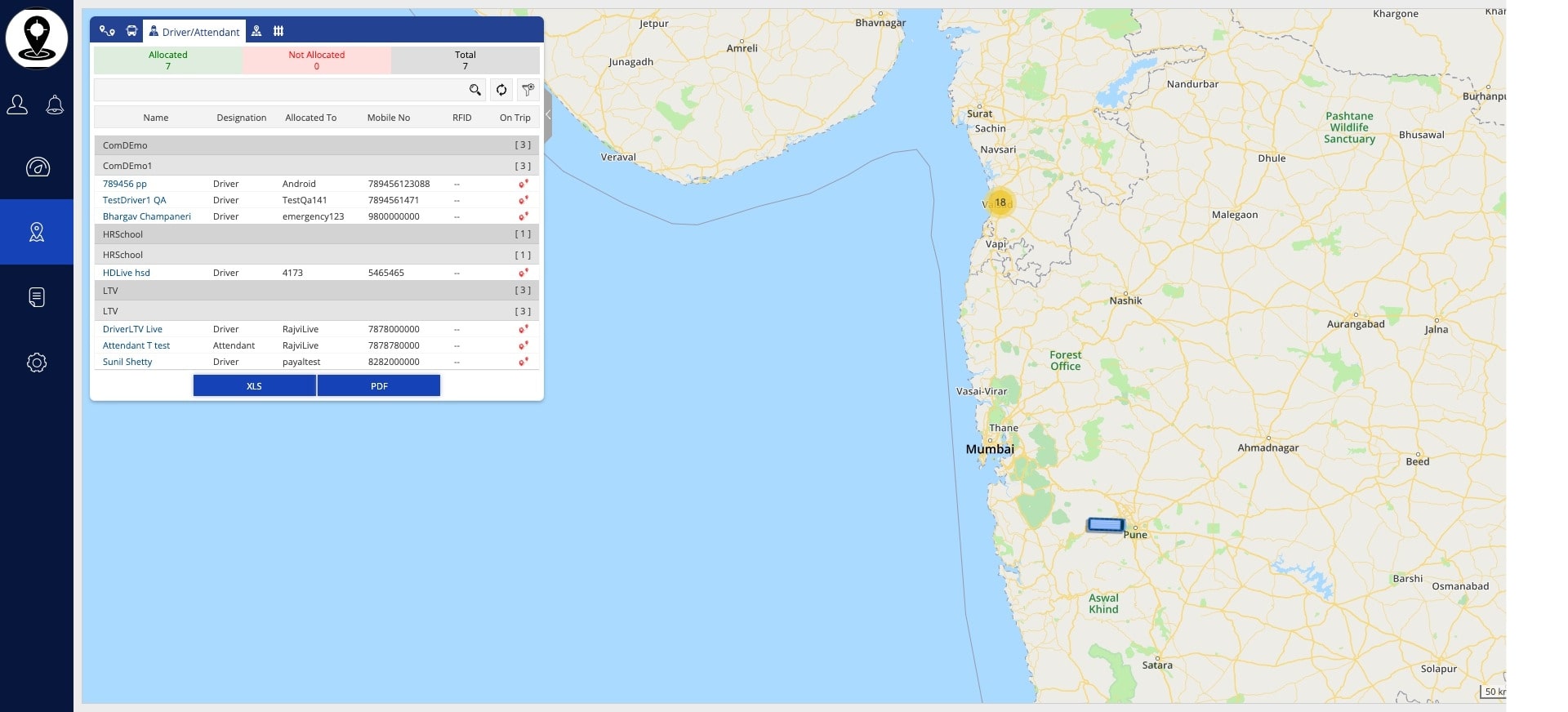 Driver allocation - SmartBus