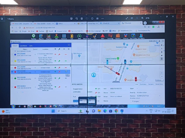 Women Safety tracking dashboard