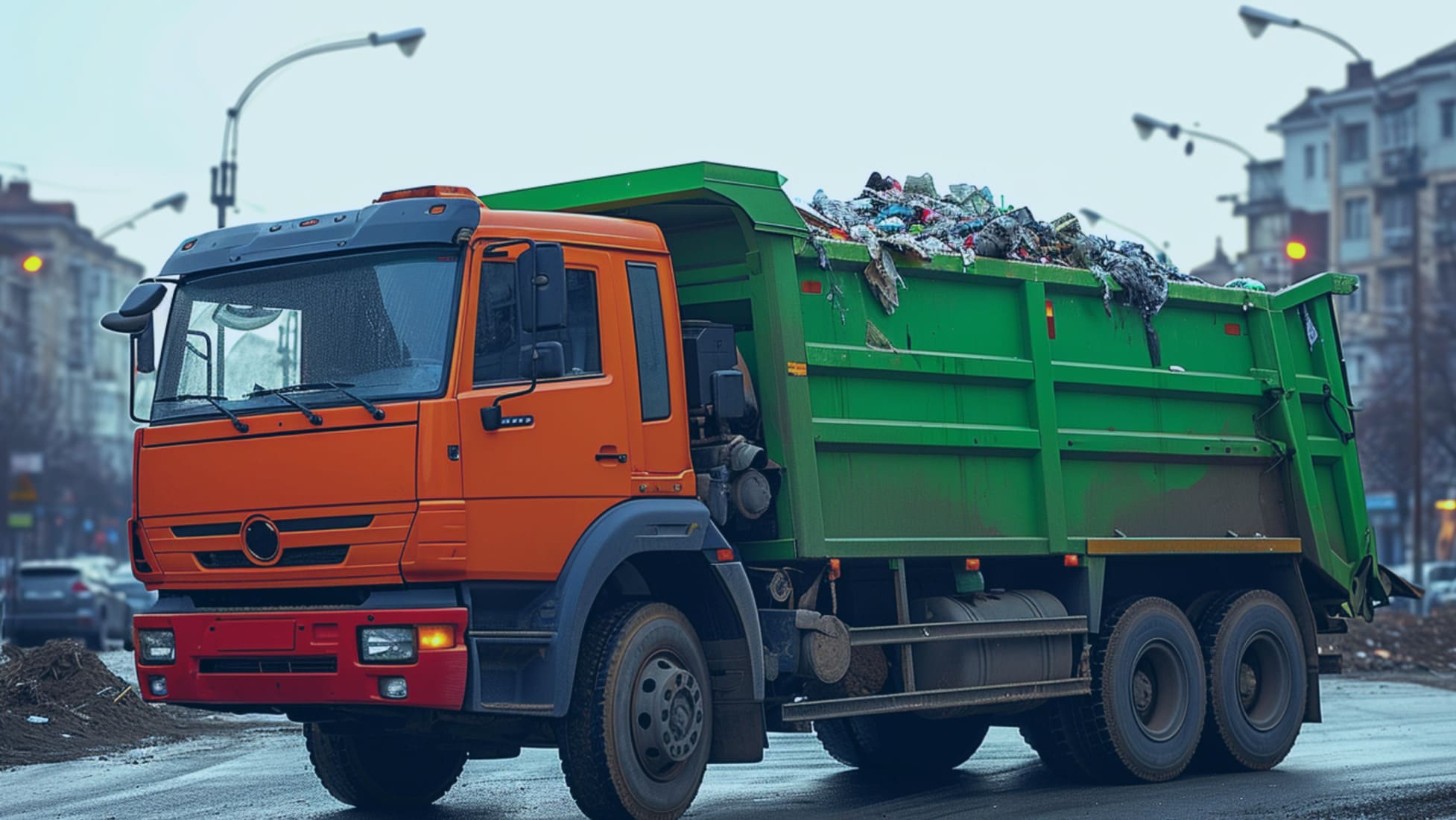 fuel monitoring for waste collection vehicle