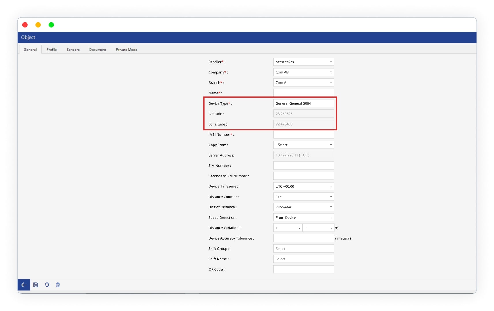 Object With Static Coordinates Requirement